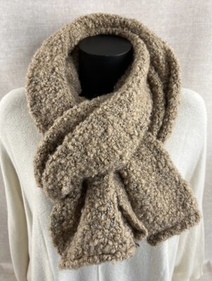 BOUCLE scarf/sjaal BEIGE