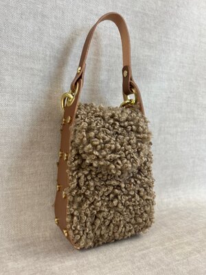 Curly bag - taupe