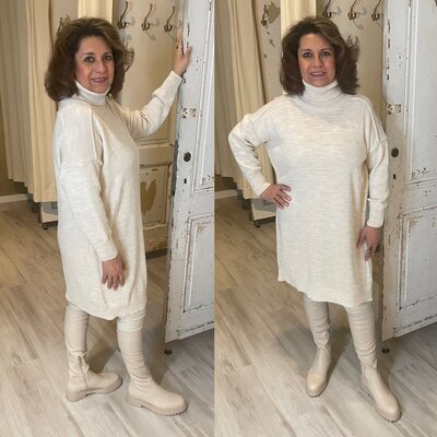 Maaike sweater dress - beige
