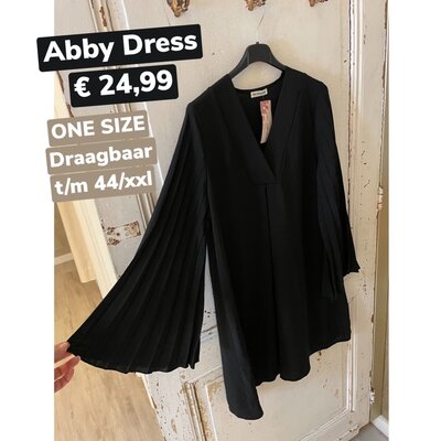 Abby tuniek dress - zwart